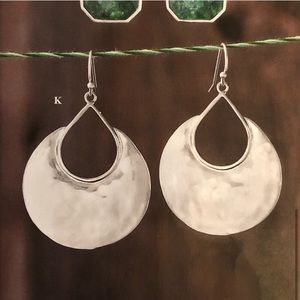 Silpada Sterling Silver Half Moon Bay Earrings